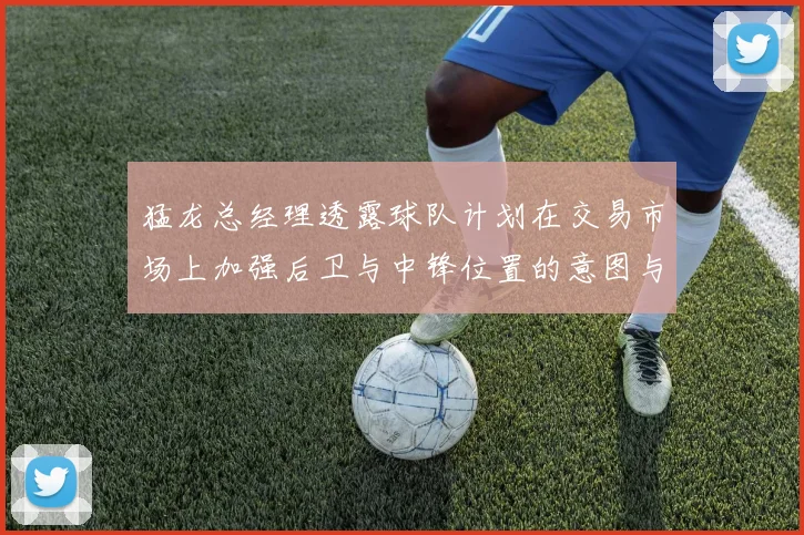 猛龙总经理透露球队计划在交易市场上加强后卫与中锋位置的意图与目标